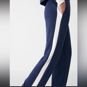 Babaton Navy Pants with White Stripe Size 2